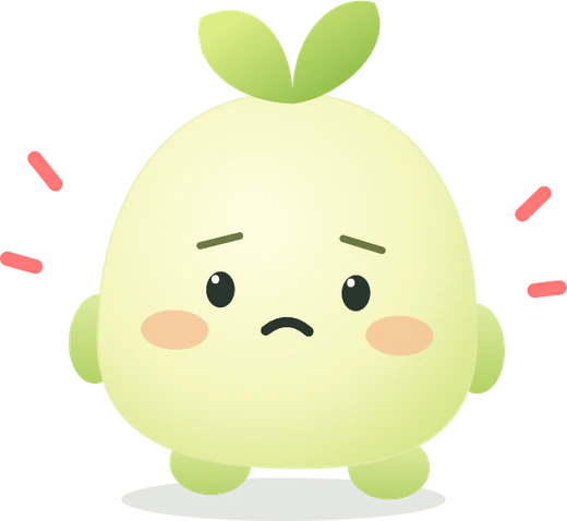 Mori, worried, with red signal marks